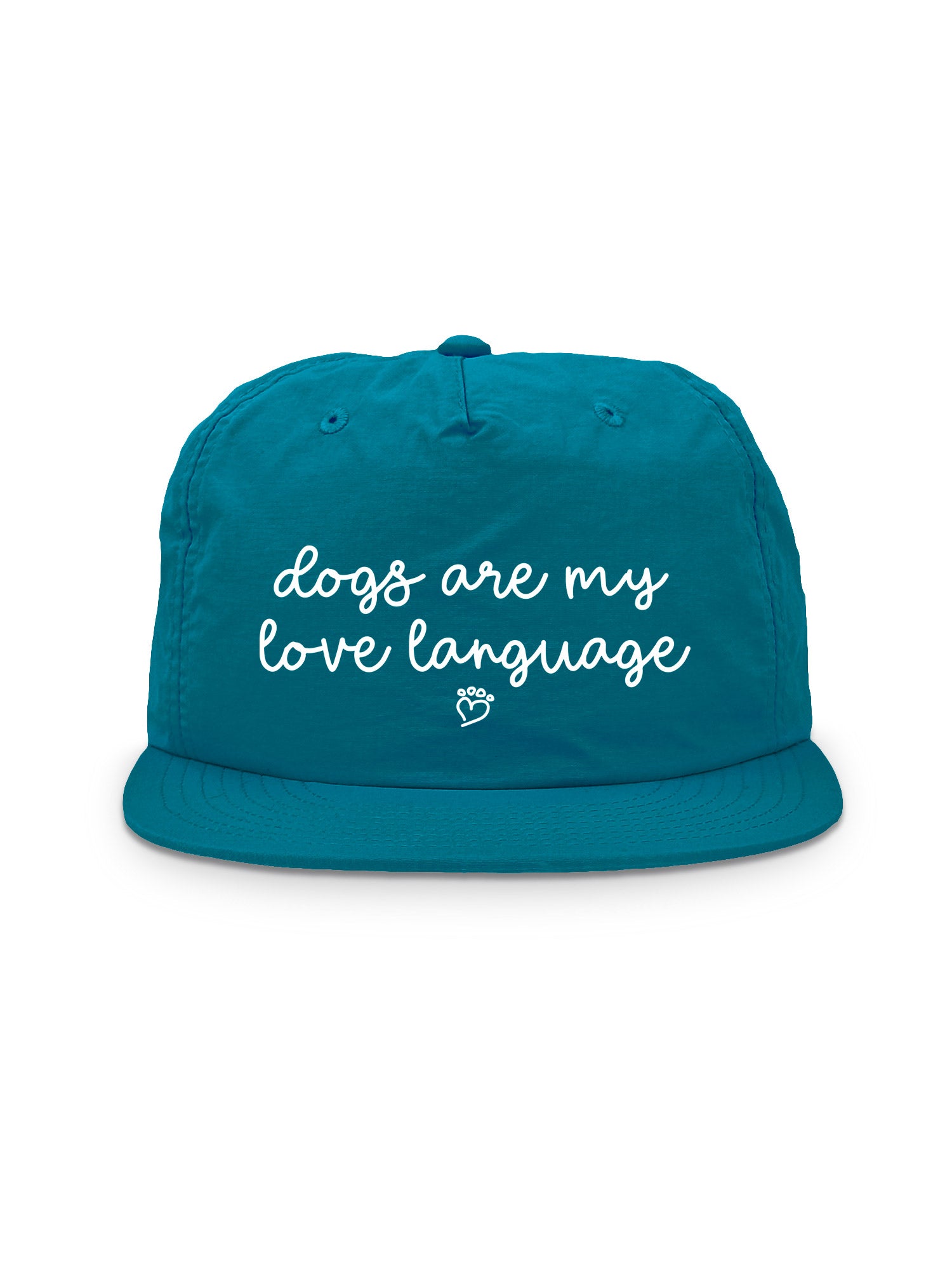 Dogs Are My Love Language Quick-Dry Cap