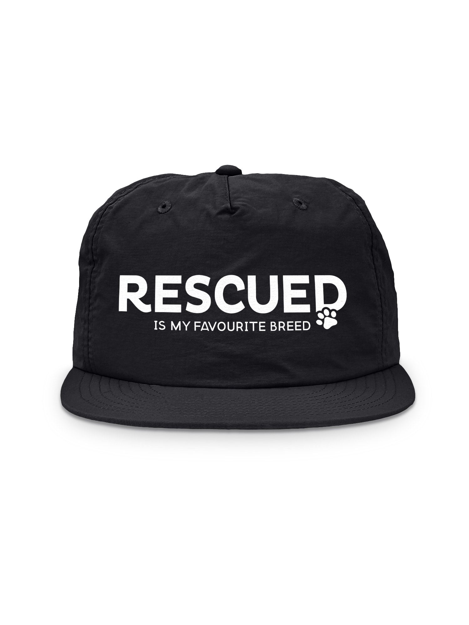 Rescued Is My Favourite Breed Quick-Dry Cap