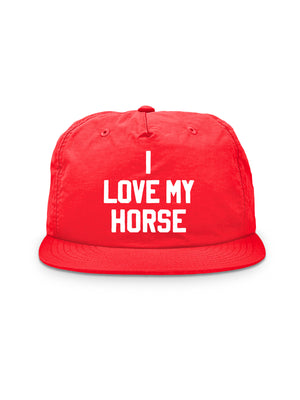 I Love My Horse Quick-Dry Cap