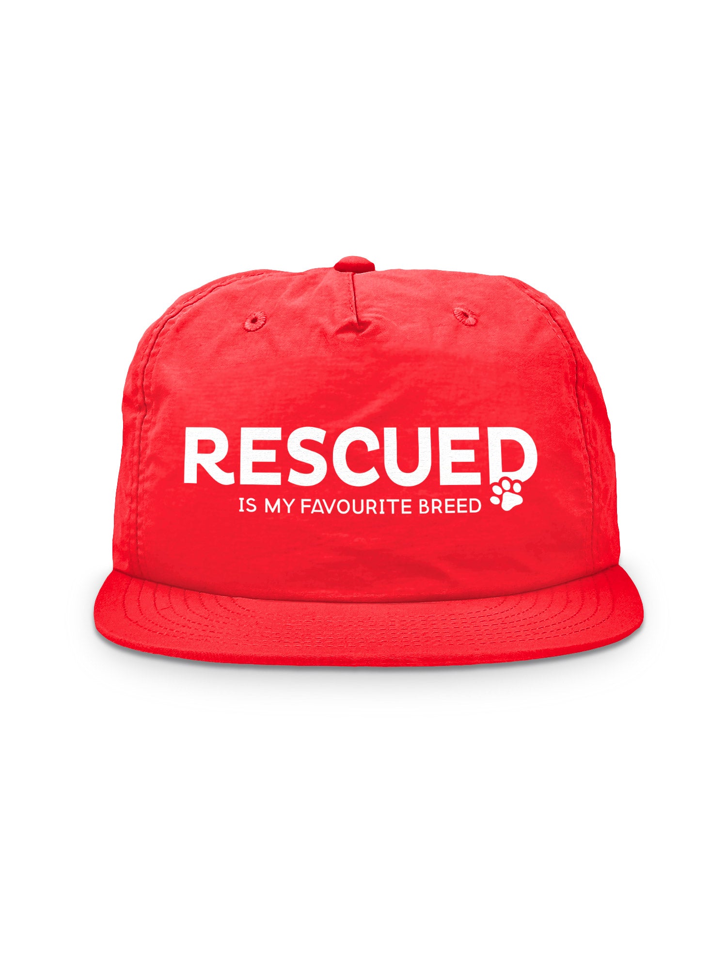 Rescued Is My Favourite Breed Quick-Dry Cap