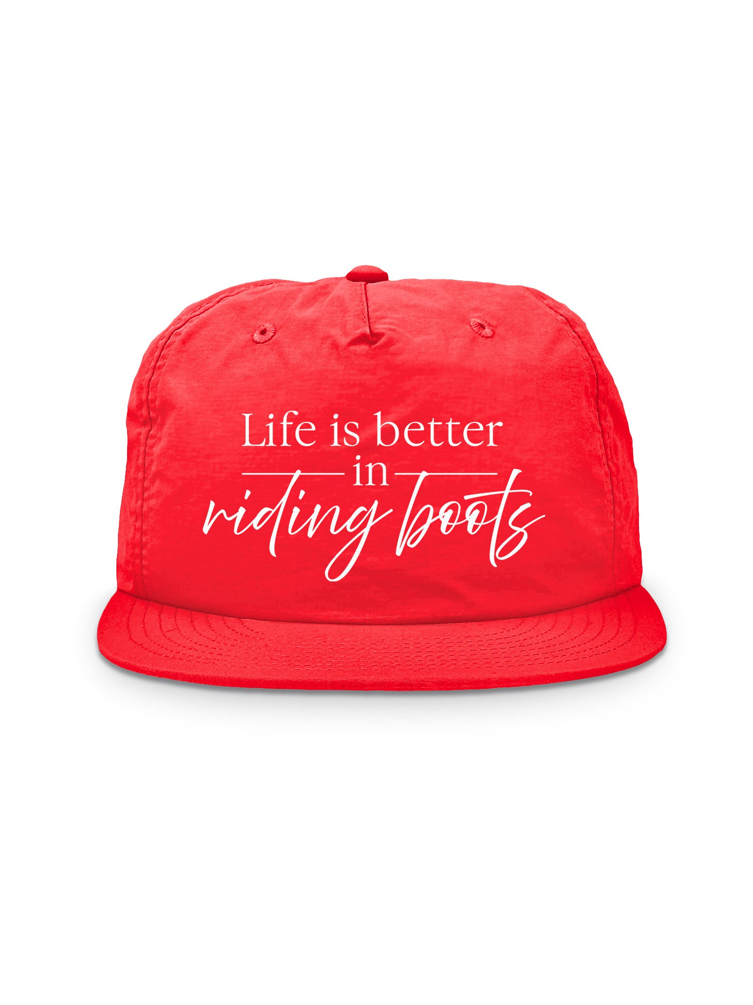 Life Is Better In Riding Boots Quick-Dry Cap