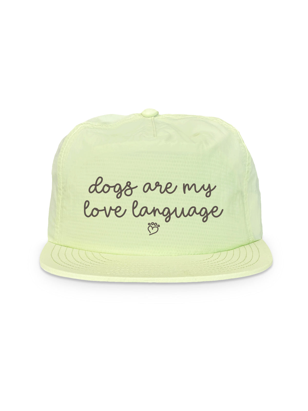 Dogs Are My Love Language Quick-Dry Cap