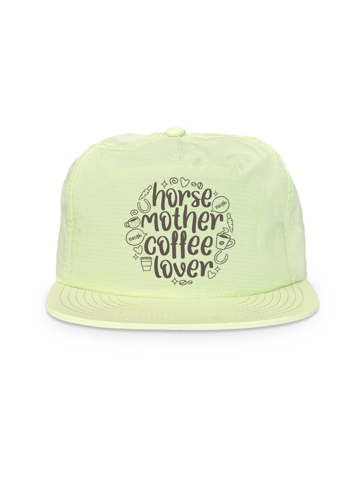 Horse Mother Coffee Lover Quick-Dry Cap