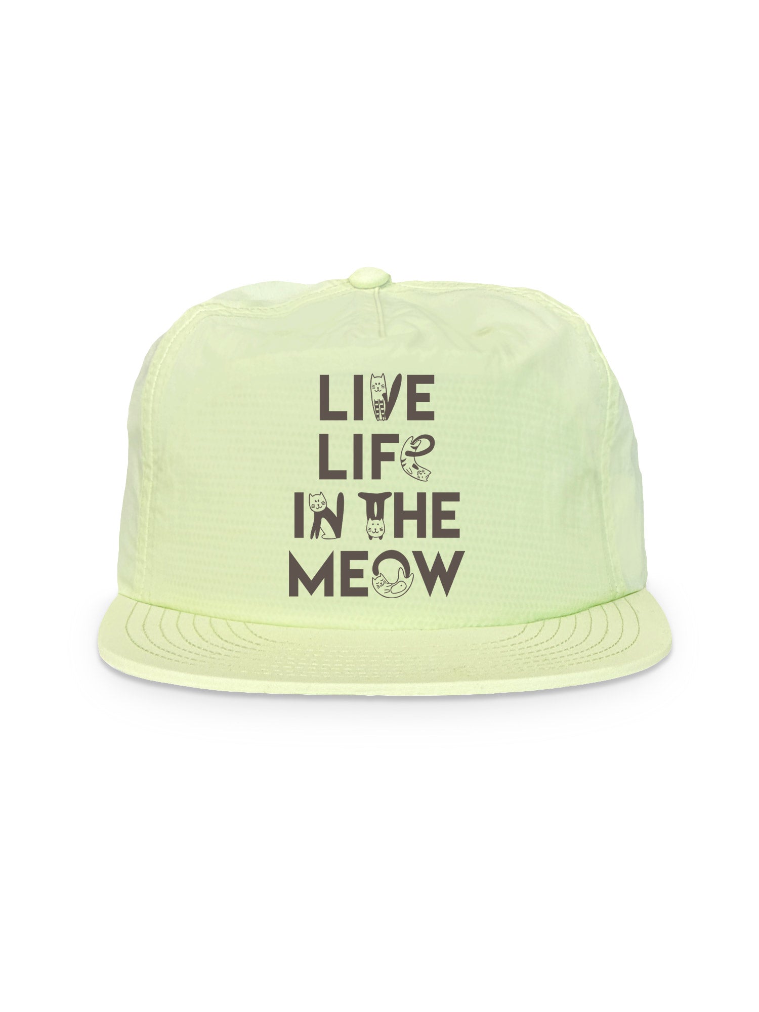 Live Life In The Meow Quick-Dry Cap