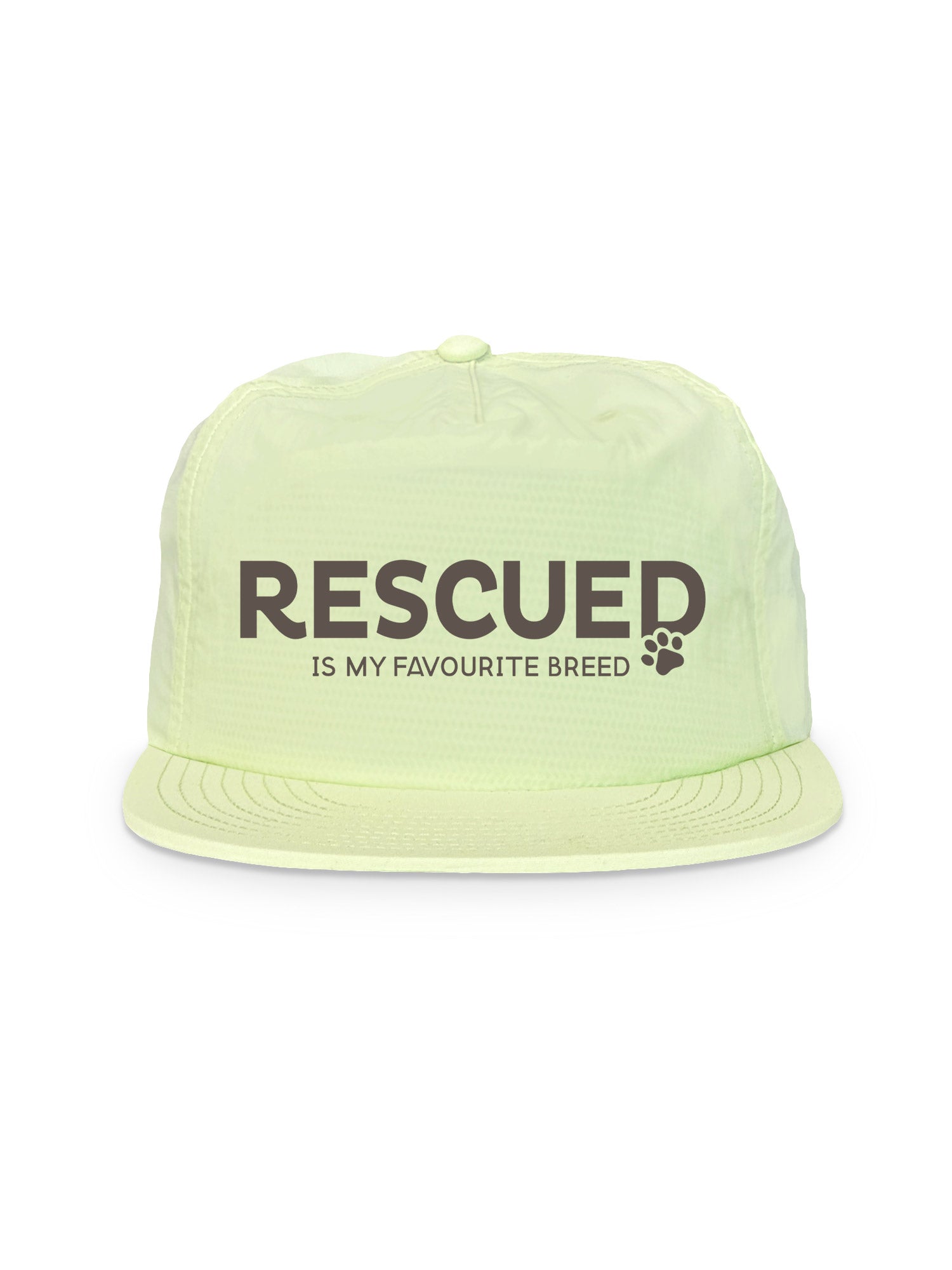 Rescued Is My Favourite Breed Quick-Dry Cap