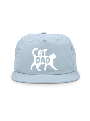 Cat Dad Silhouette Quick-Dry Cap