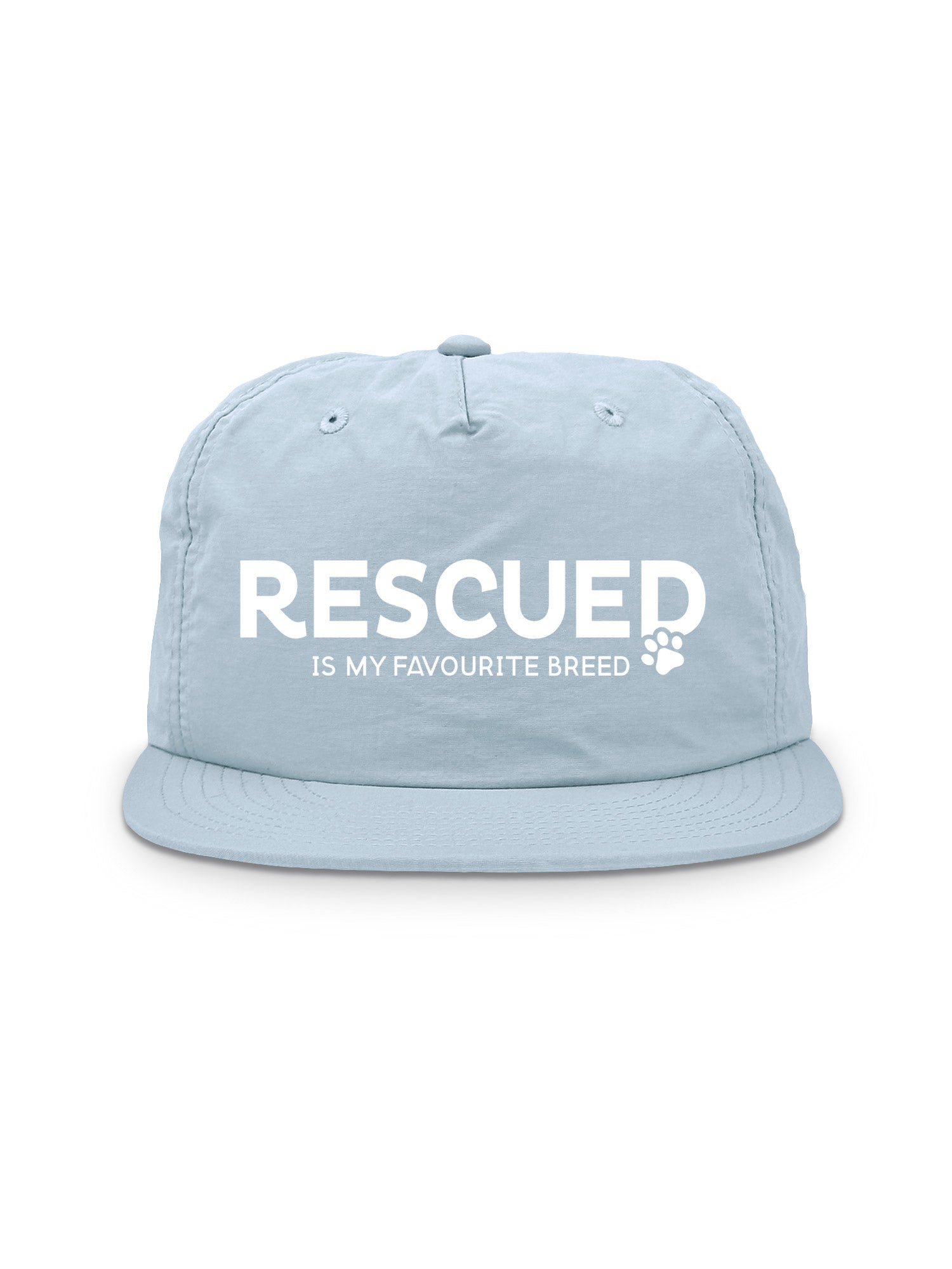 Rescued Is My Favourite Breed Quick-Dry Cap