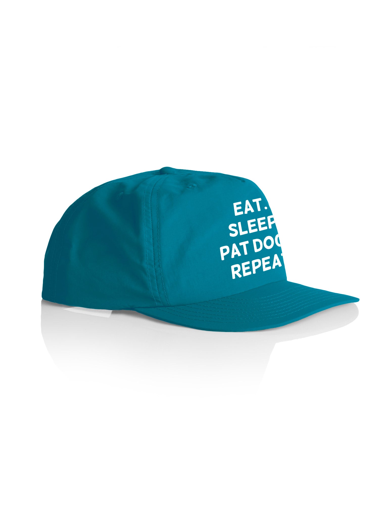 Eat. Sleep. Pat Dogs. Repeat. Quick-Dry Cap