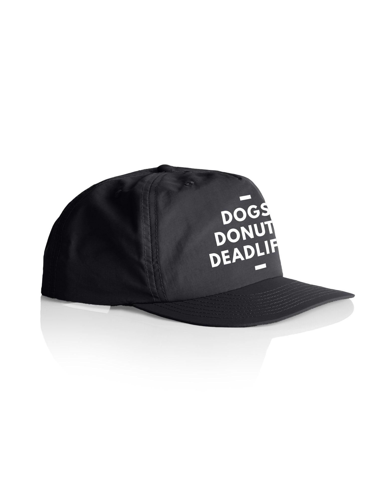 Dogs. Donuts. Deadlifts. Quick-Dry Cap