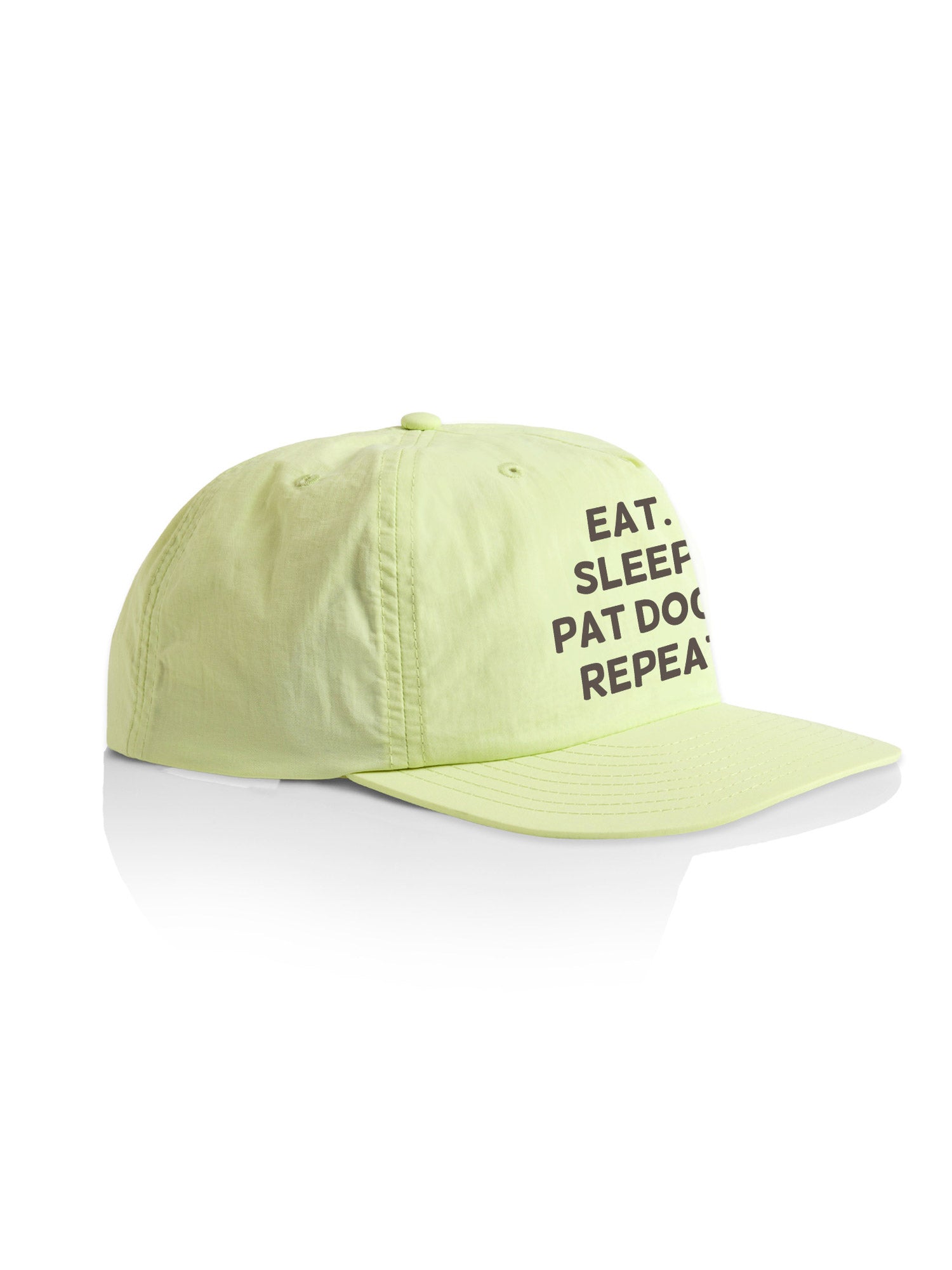 Eat. Sleep. Pat Dogs. Repeat. Quick-Dry Cap