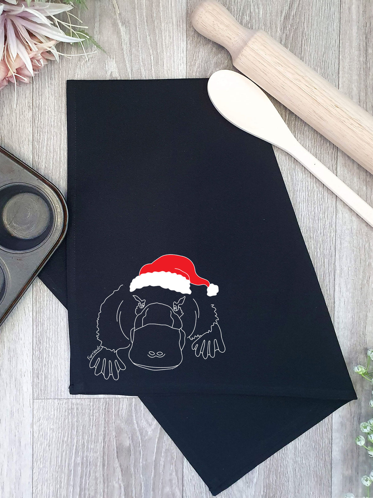 Platypus Christmas Edition Tea Towel