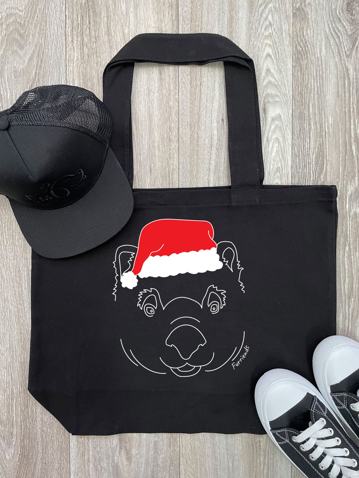 Wombat Christmas Edition Stella Tote Bag