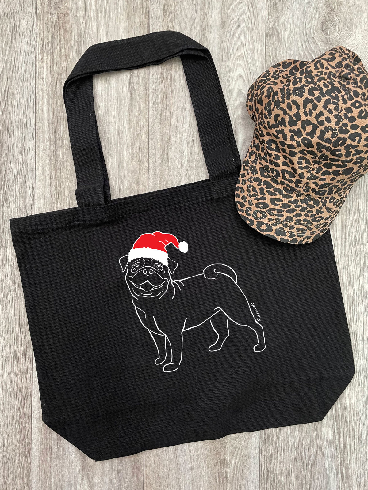 Pug Christmas Edition Stella Tote Bag