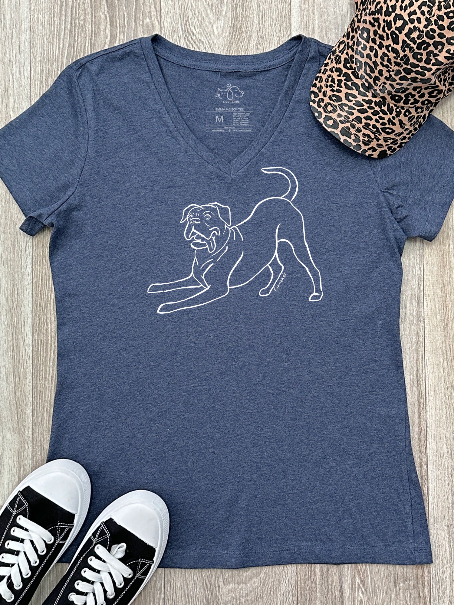 Boxer Emma V-Neck Tee