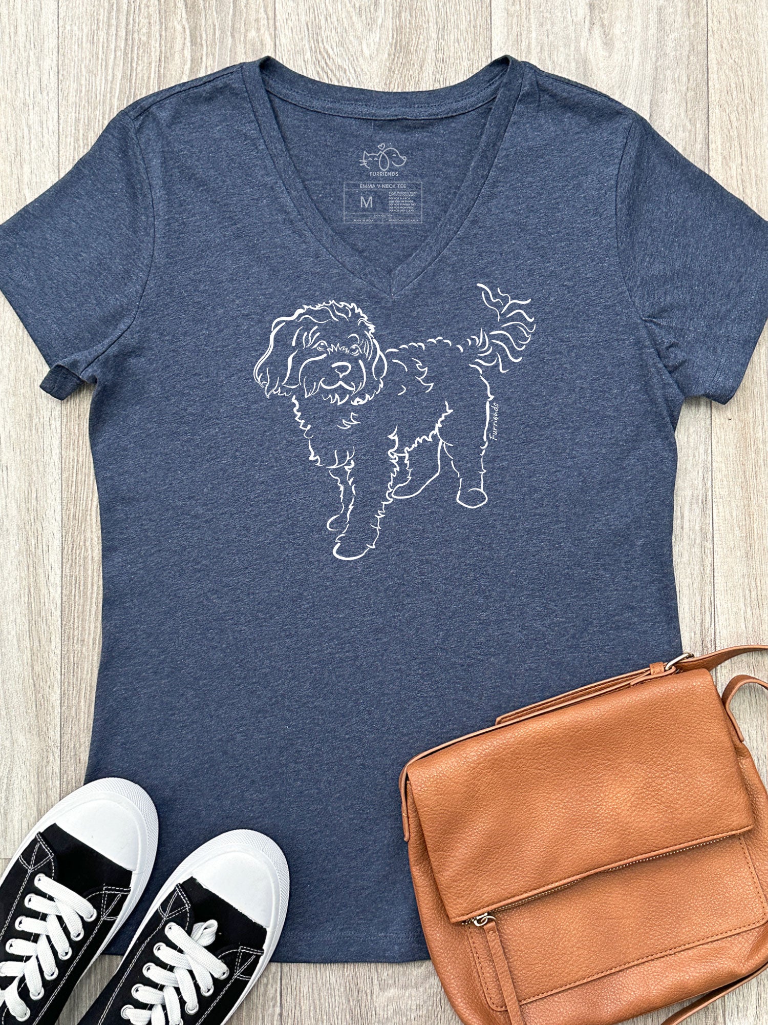 Cavoodle Emma V-Neck Tee