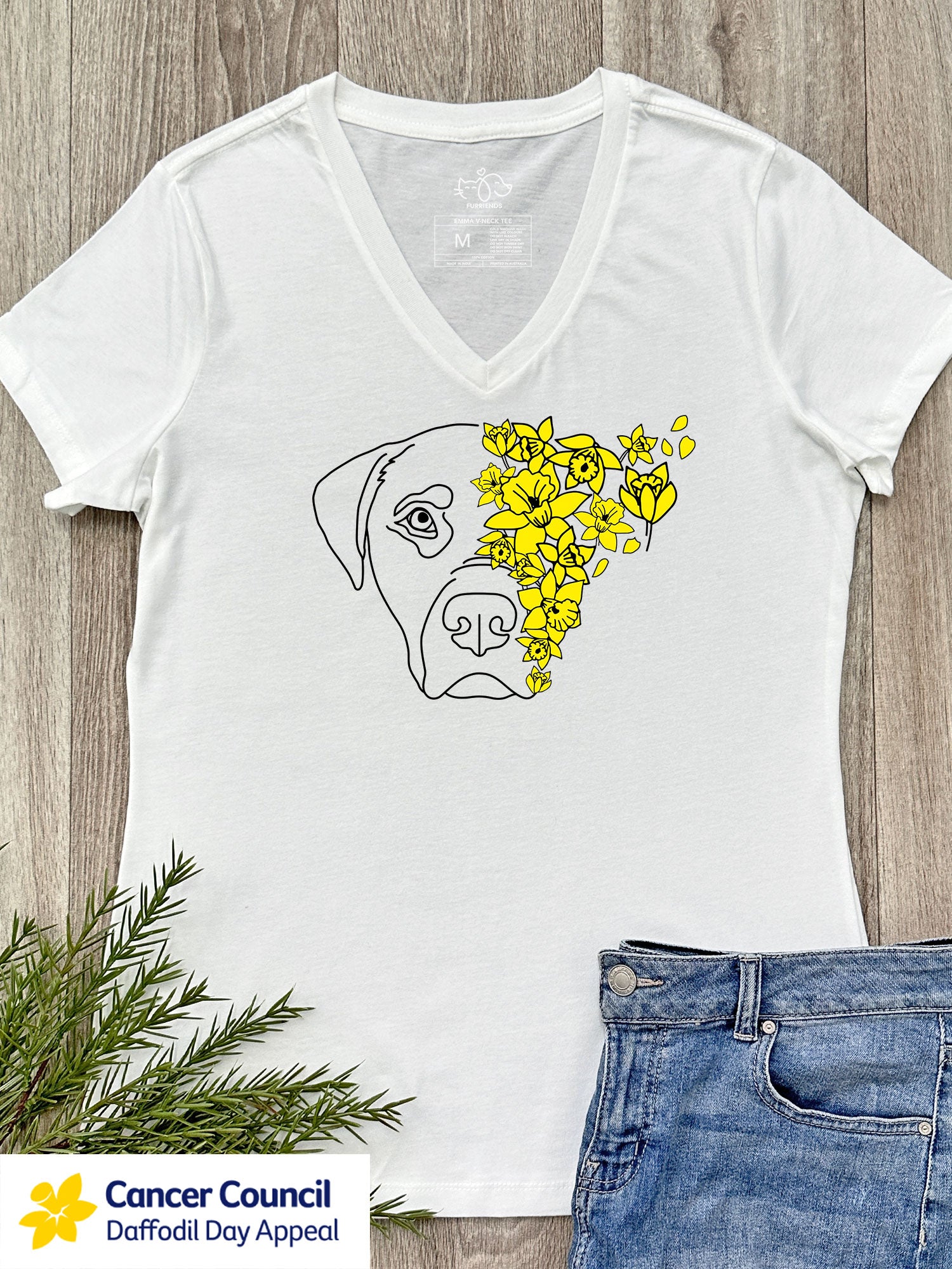 LIMITED EDITION Light After Dark Dog Emma V-Neck Tee