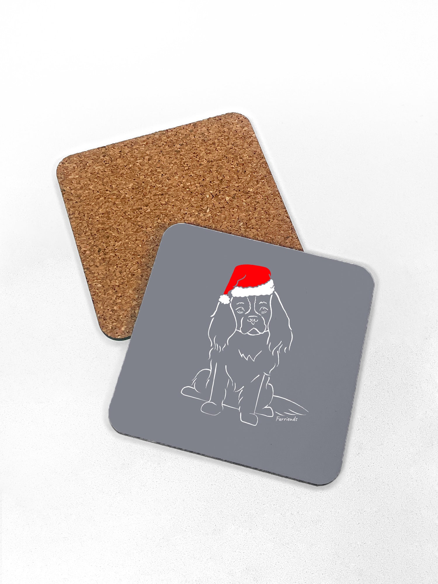 Cavalier King Charles Spaniel Christmas Edition Coaster