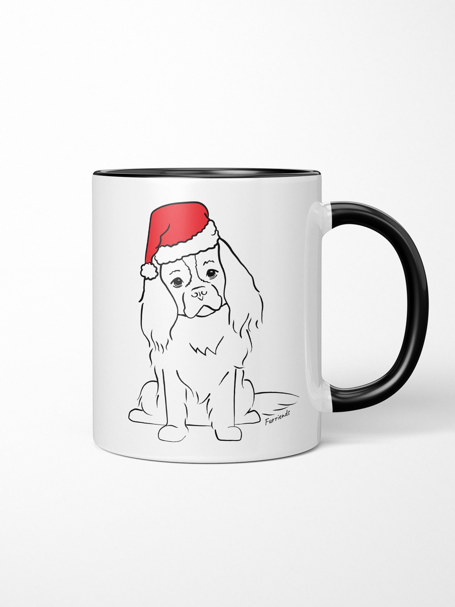 Cavalier King Charles Spaniel Christmas Edition Ceramic Mug