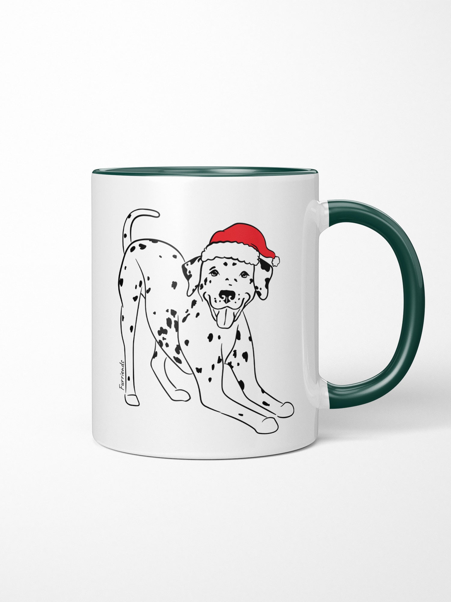 Dalmatian Christmas Edition Ceramic Mug