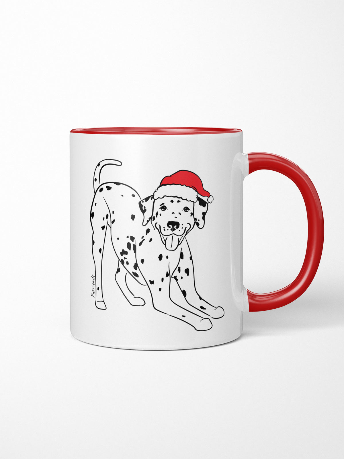 Dalmatian Christmas Edition Ceramic Mug