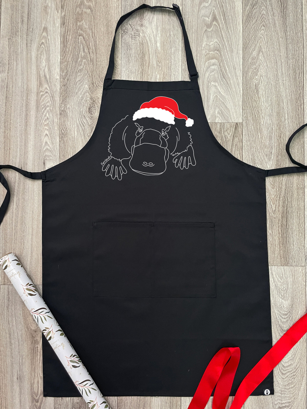 Platypus Christmas Edition Bib Apron