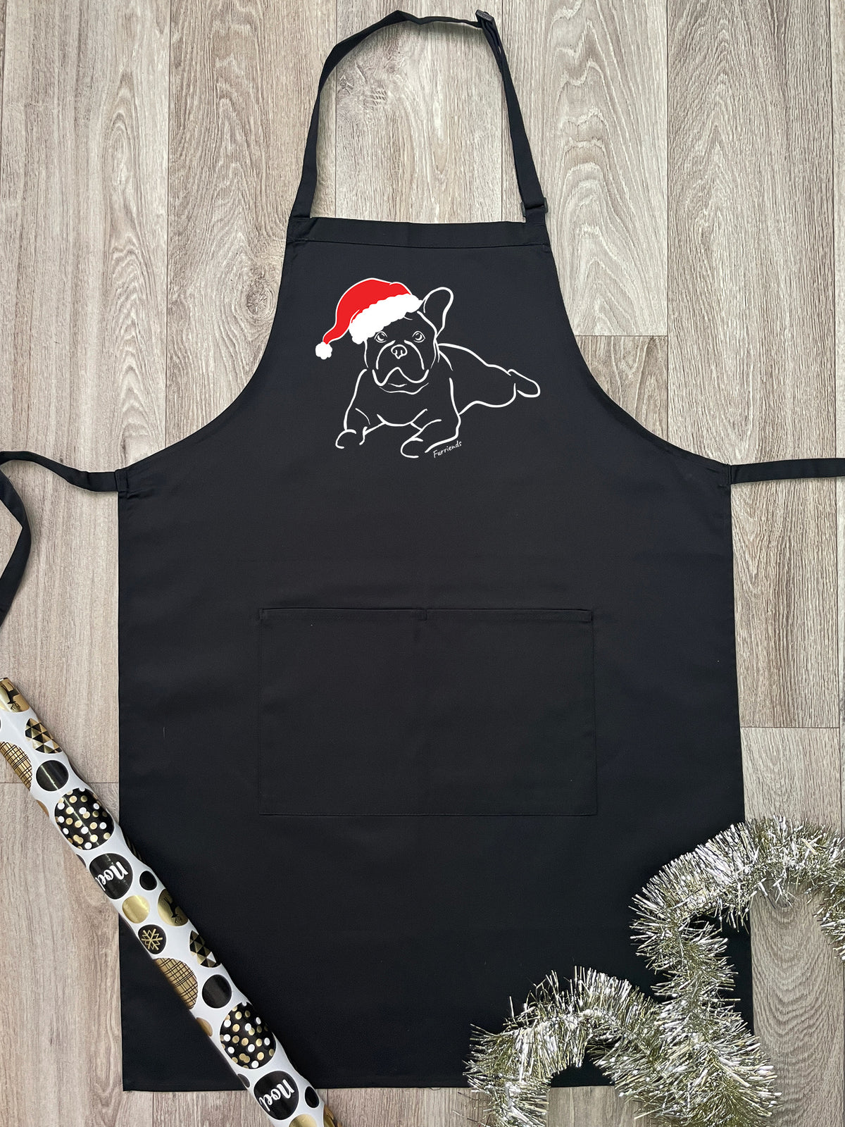 French Bulldog Christmas Edition Bib Apron