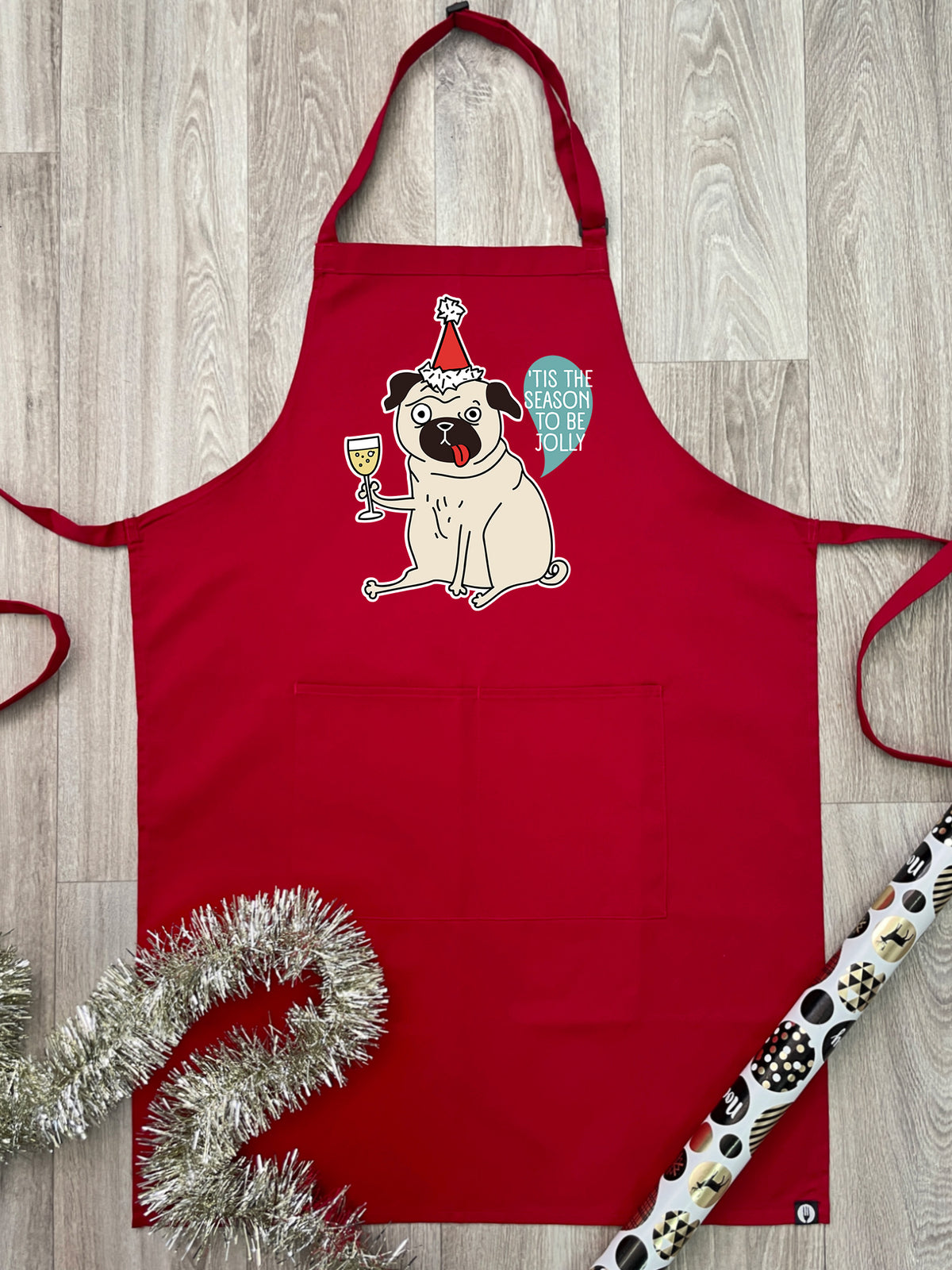 &#39;Tis The Season Bib Apron