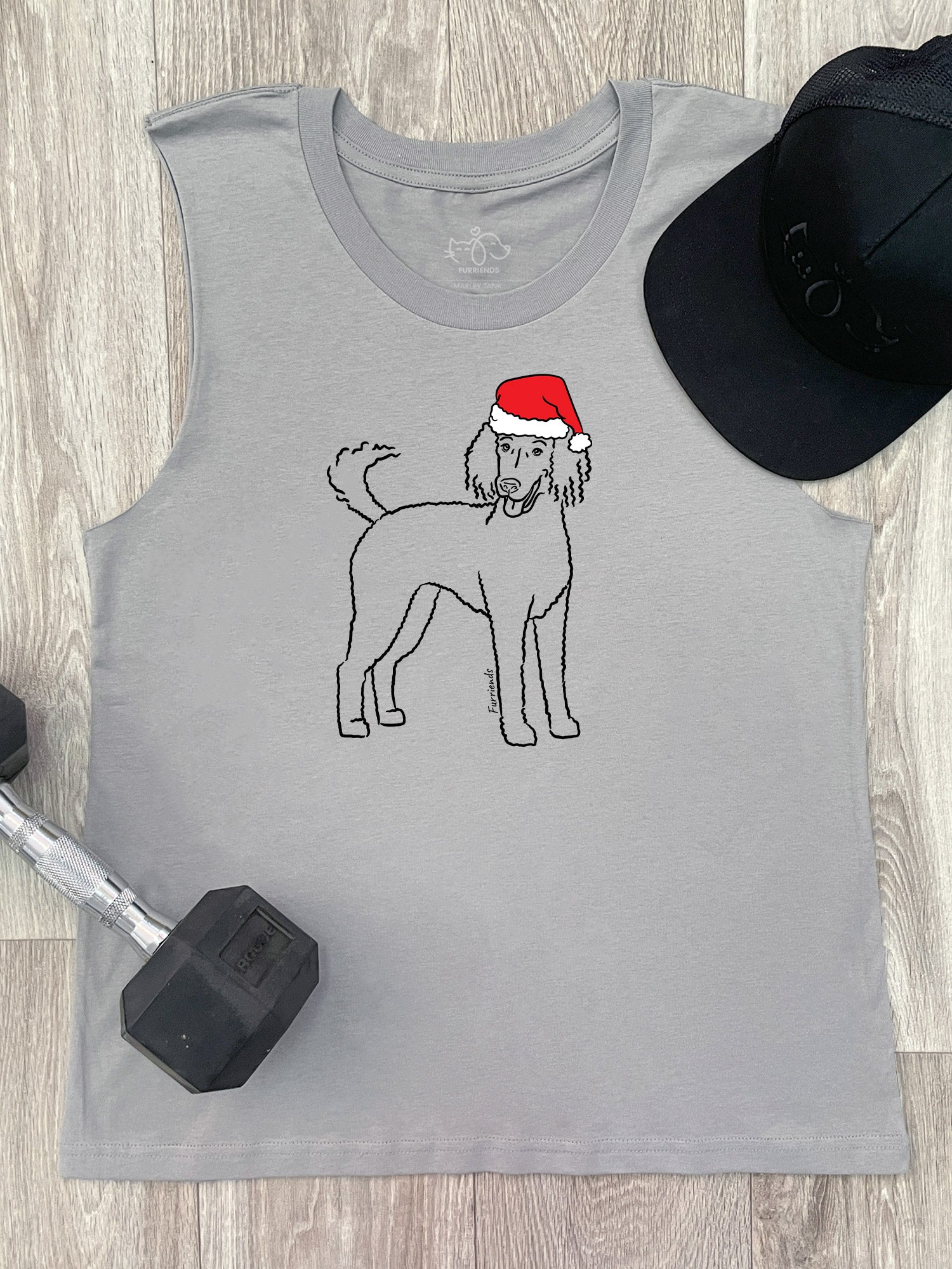 Standard Poodle Christmas Edition Marley Tank