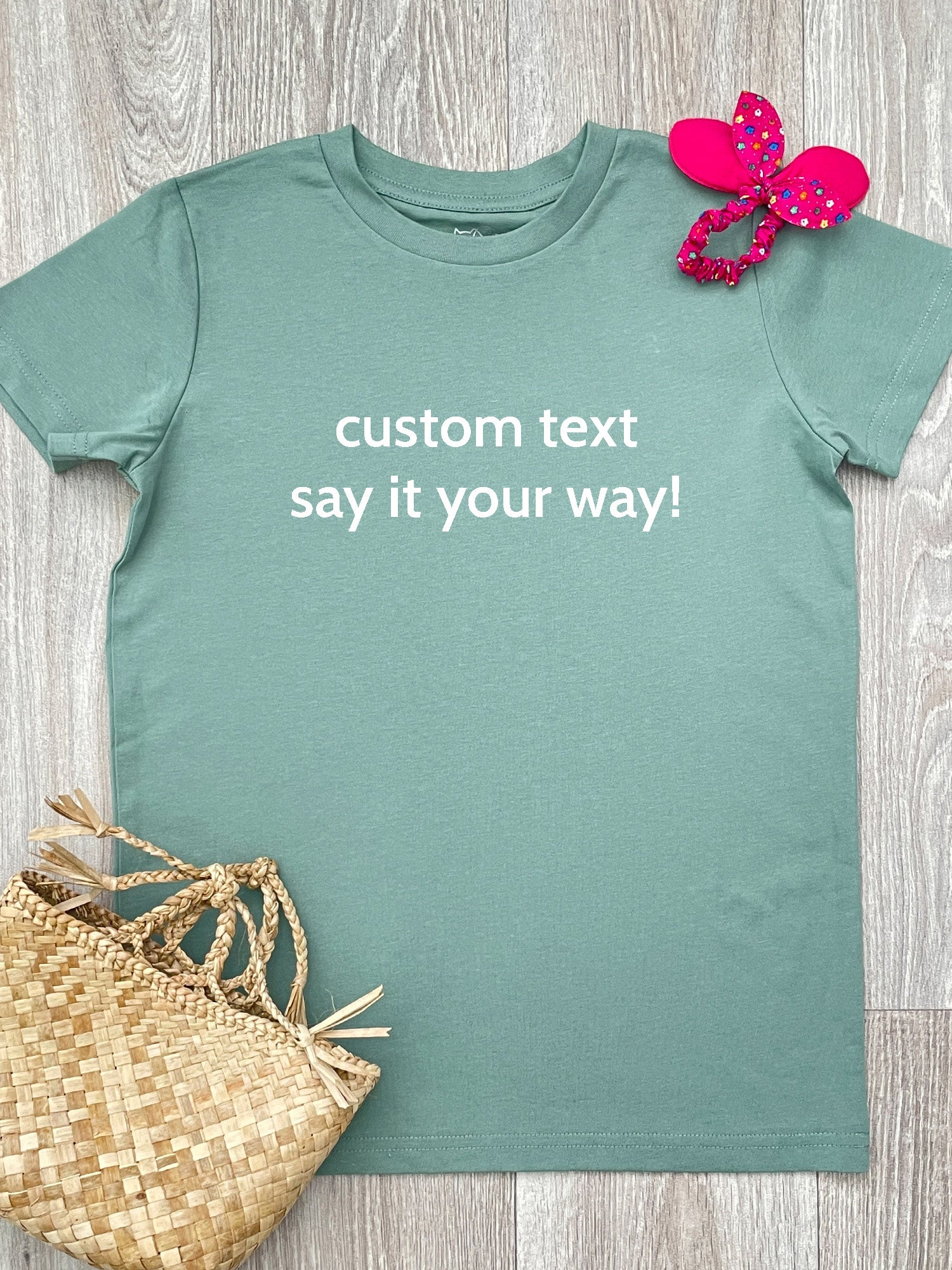 Customisable Text Youth Tee