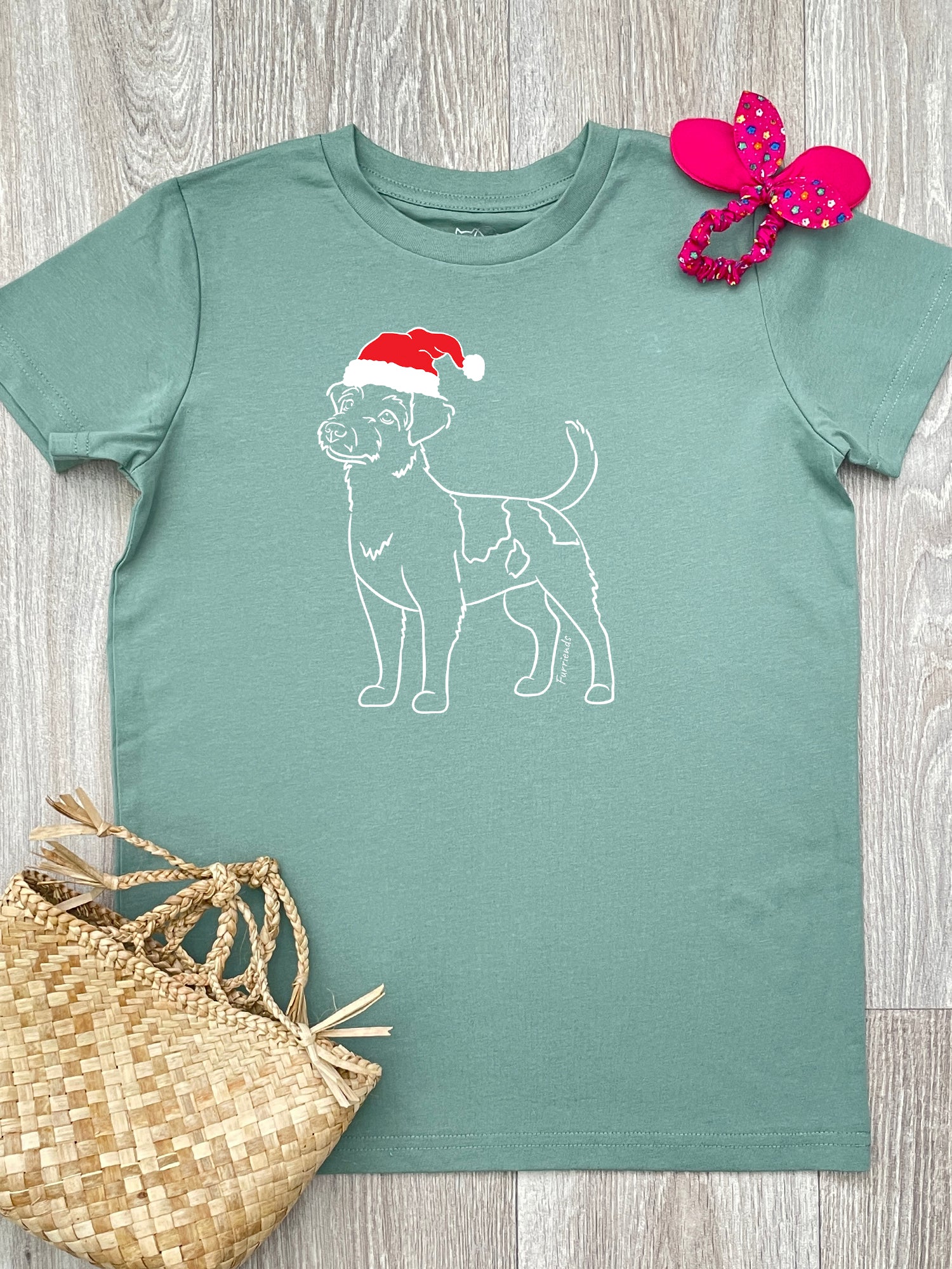 Jack Russell Terrier (Rough Coat) Christmas Edition Youth Tee