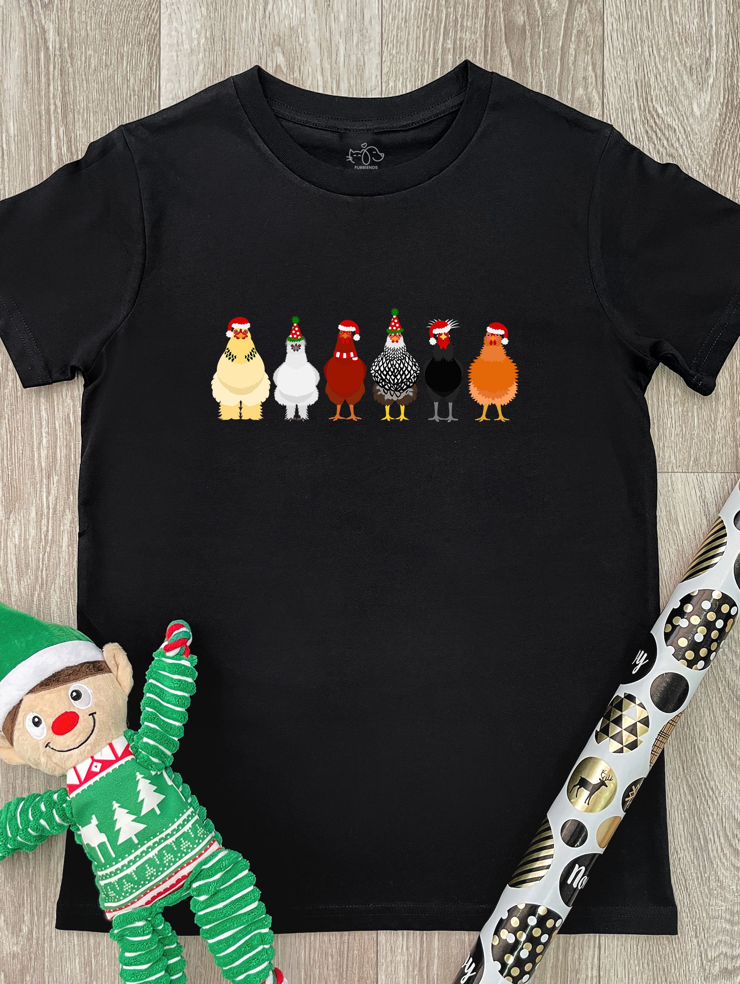 Merry Clucking Christmas Youth Tee