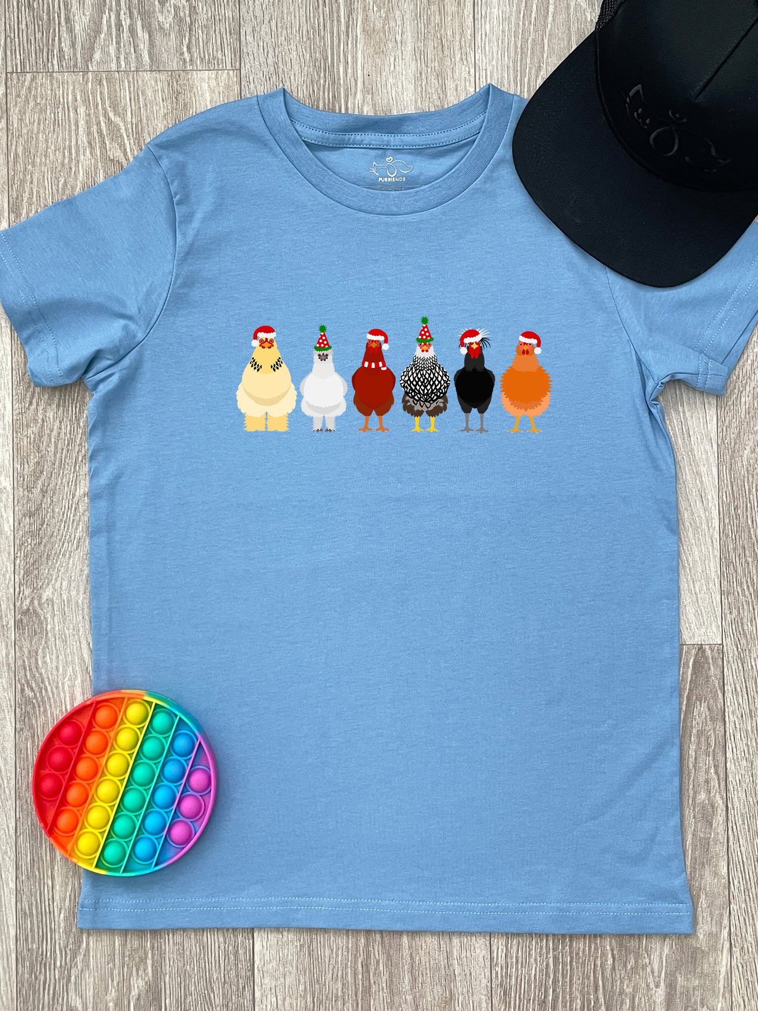 Merry Clucking Christmas Youth Tee