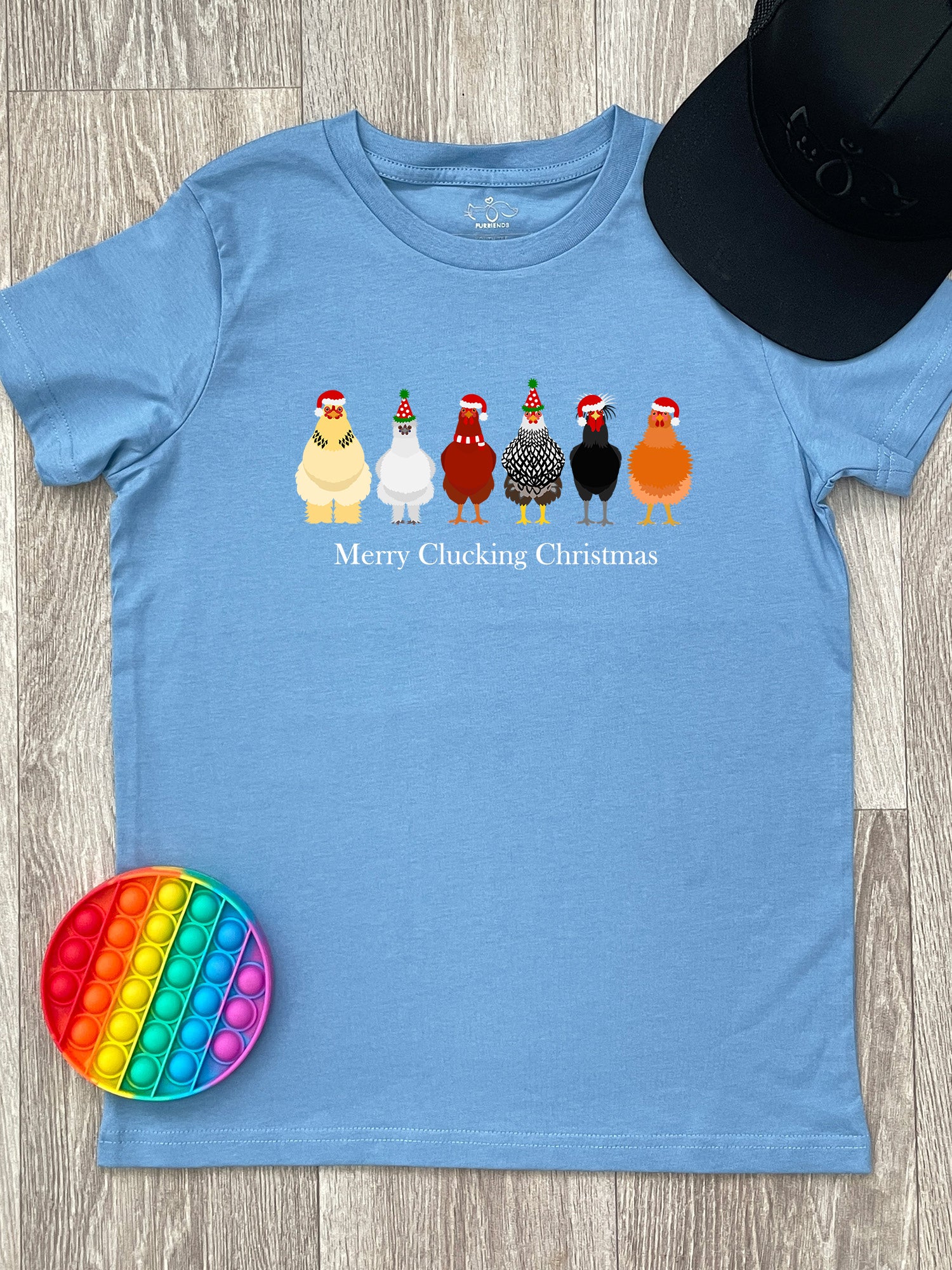 Merry Clucking Christmas Youth Tee