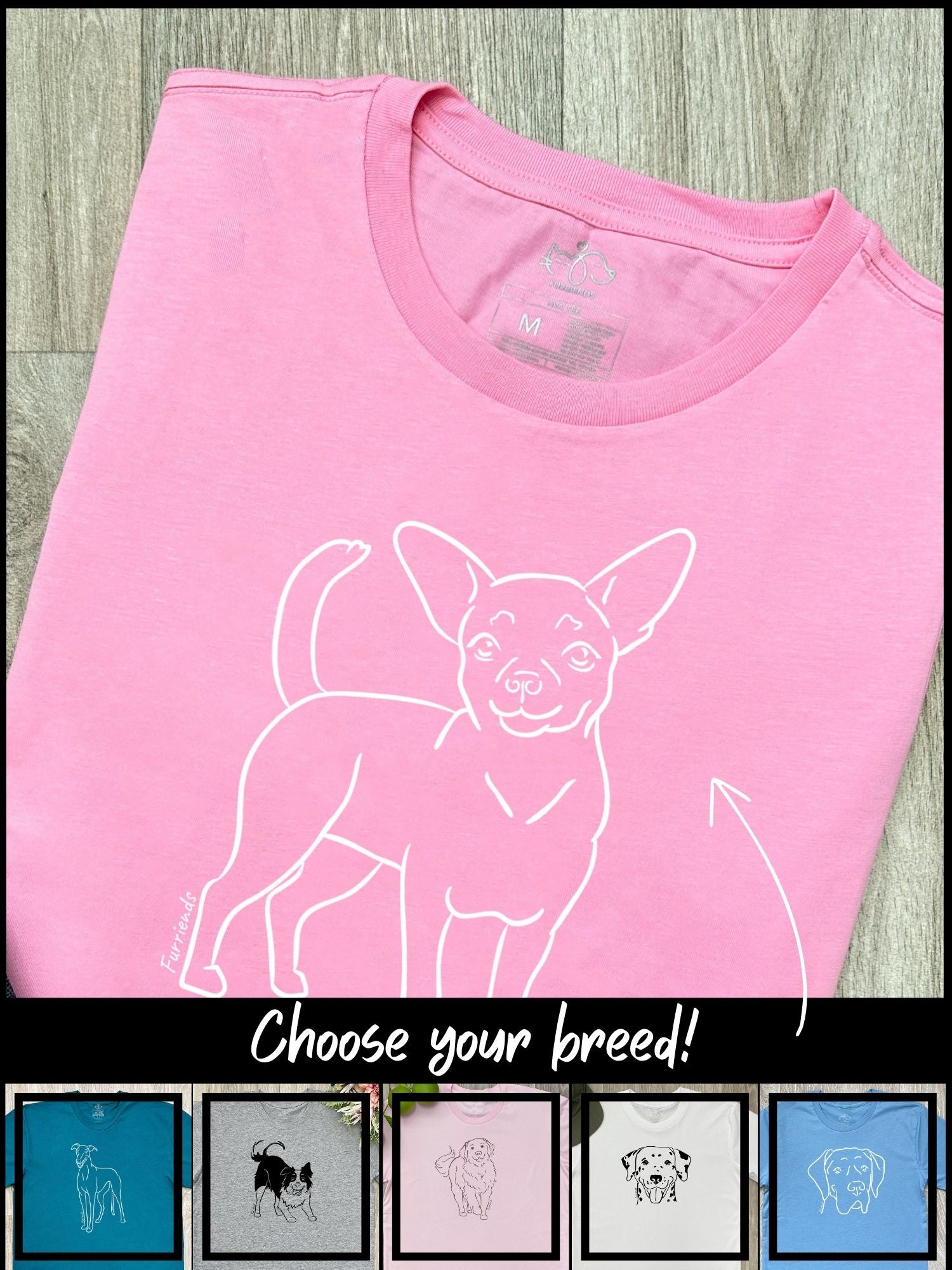 Customisable Dog Breed Ava Women's Regular Fit Tee