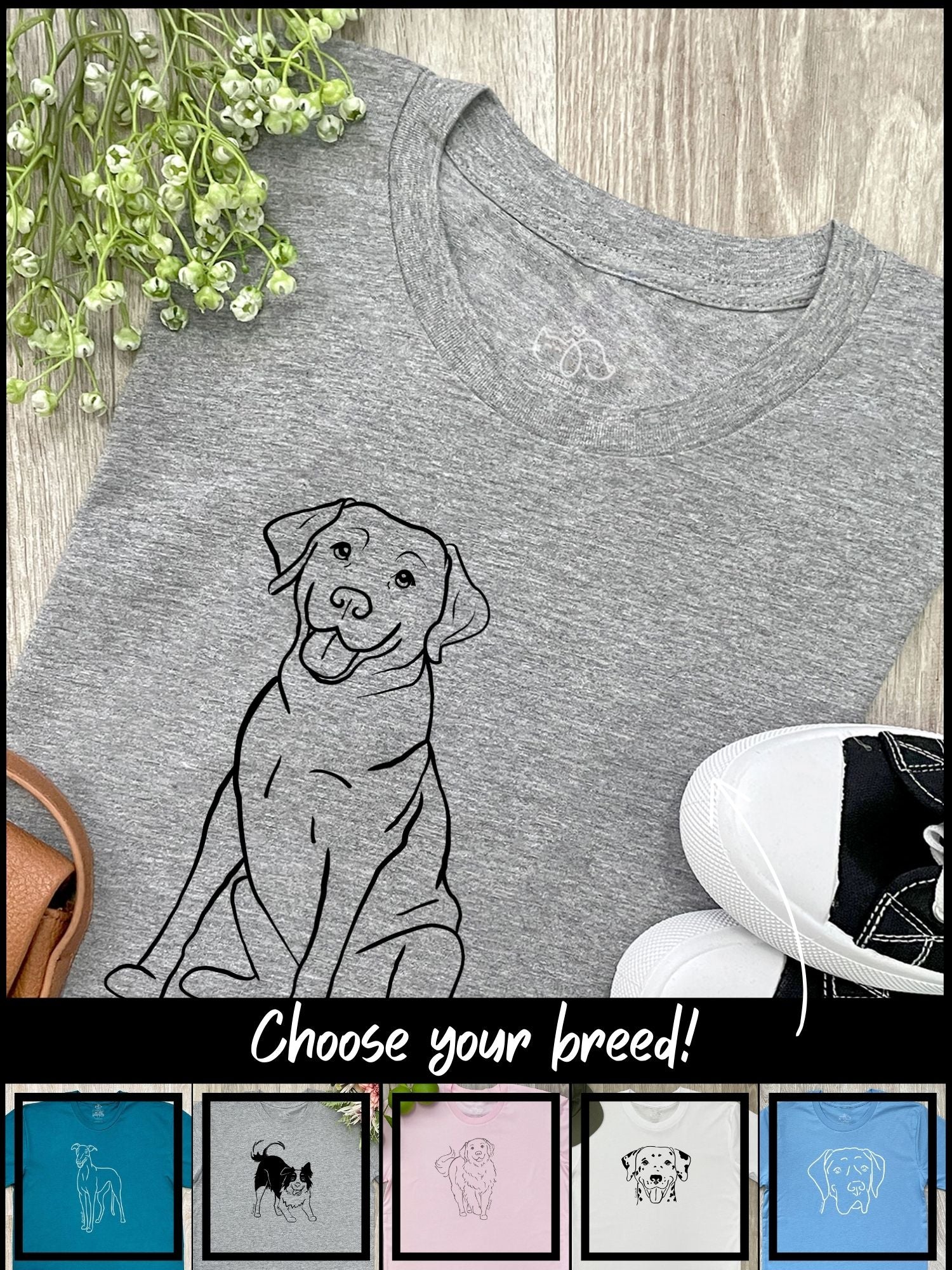 Dog Breed Ava Women's Regular Fit Tee (Customisable)