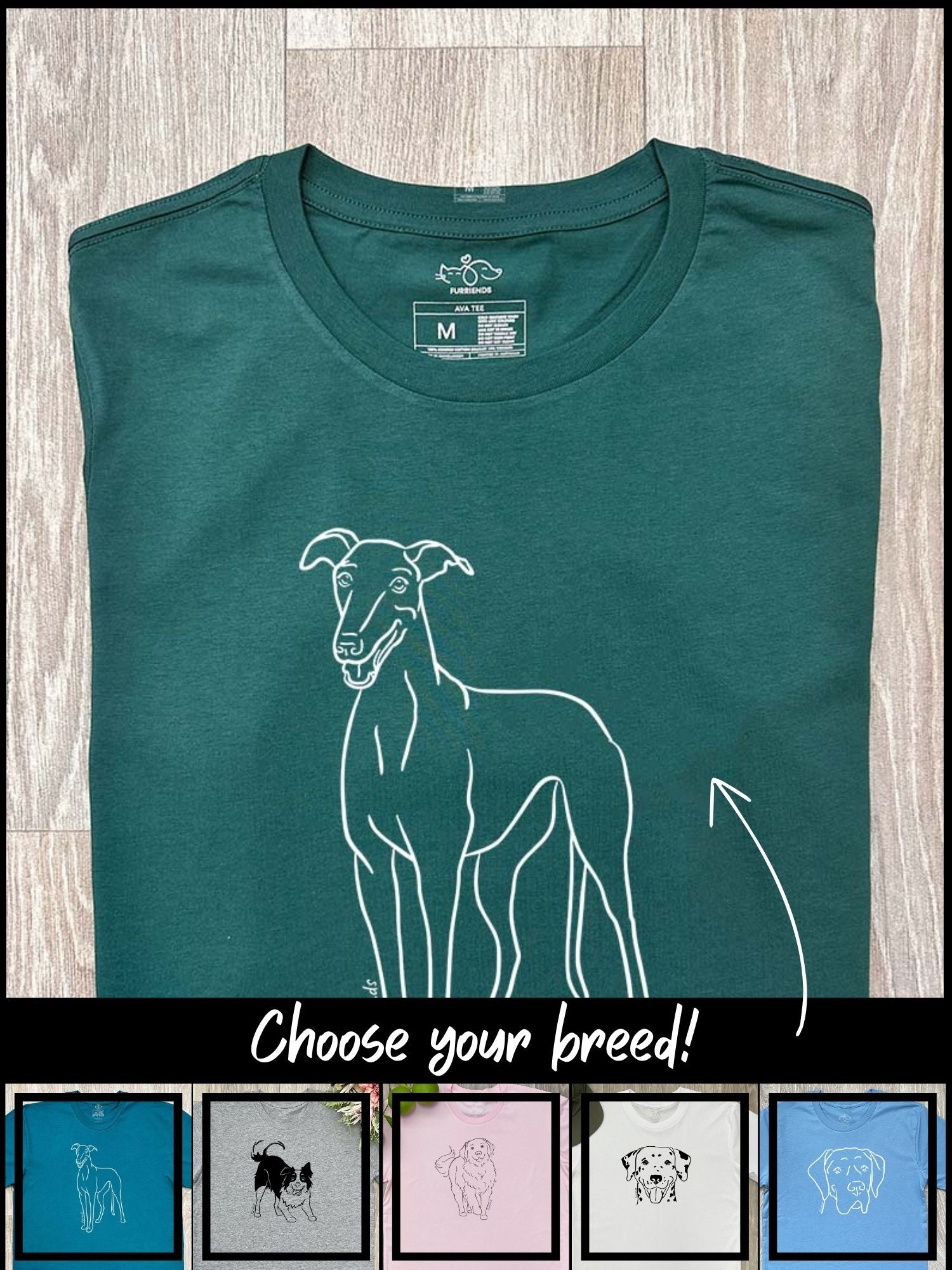 Customisable Dog Breed Ava Women's Regular Fit Tee