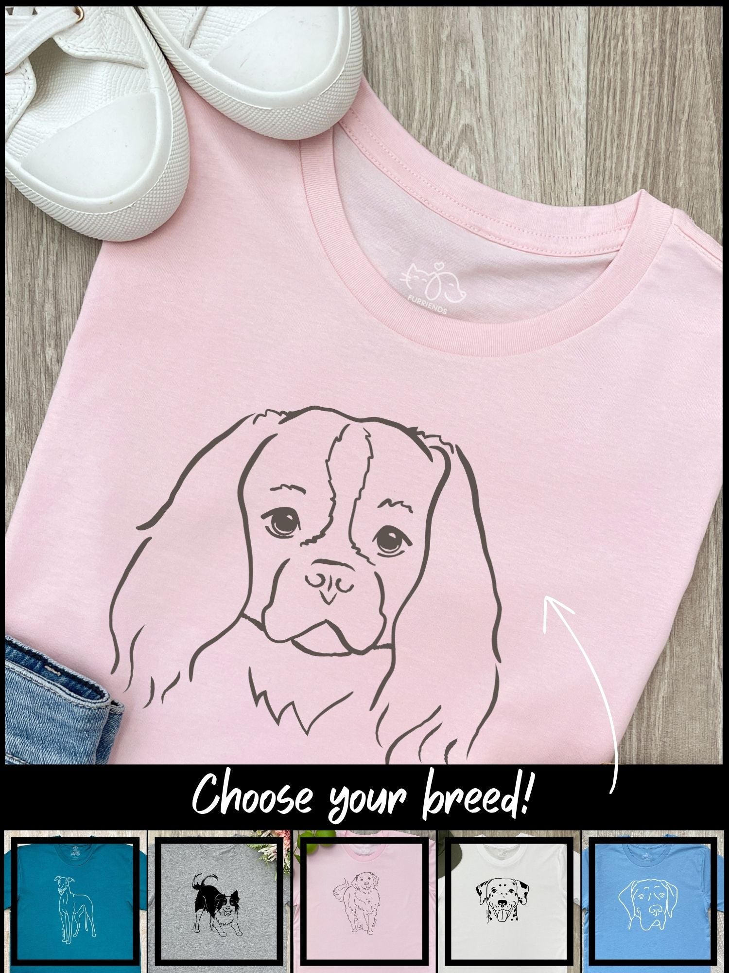 Dog Breed Ava Women's Regular Fit Tee (Customisable)