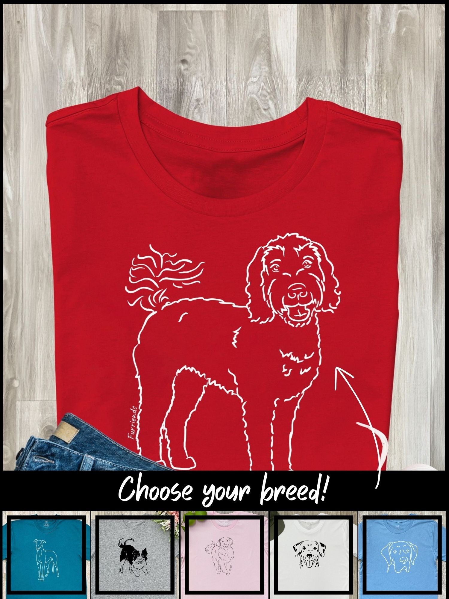 Customisable Dog Breed Ava Women's Regular Fit Tee