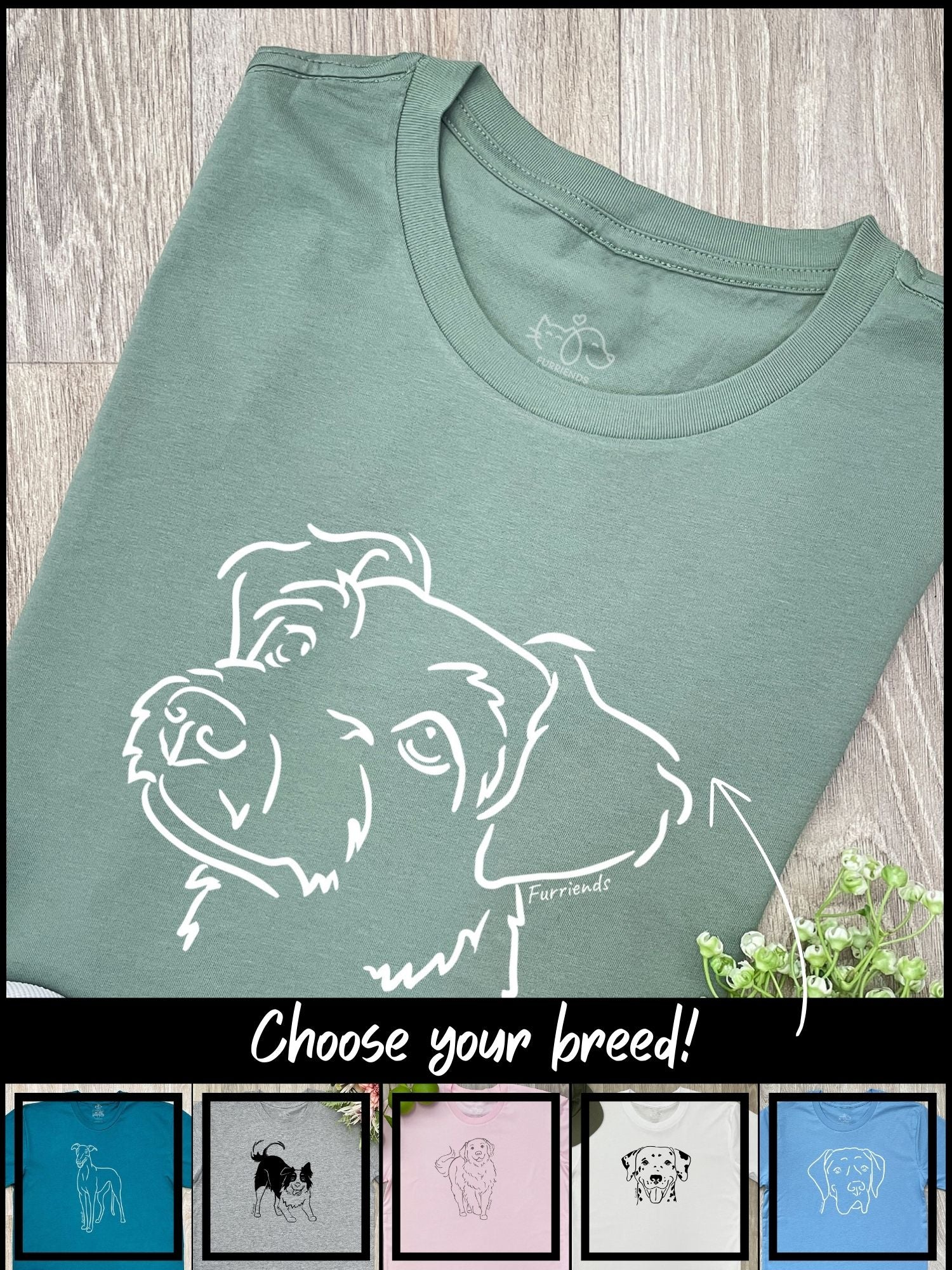 Customisable Dog Breed Ava Women's Regular Fit Tee