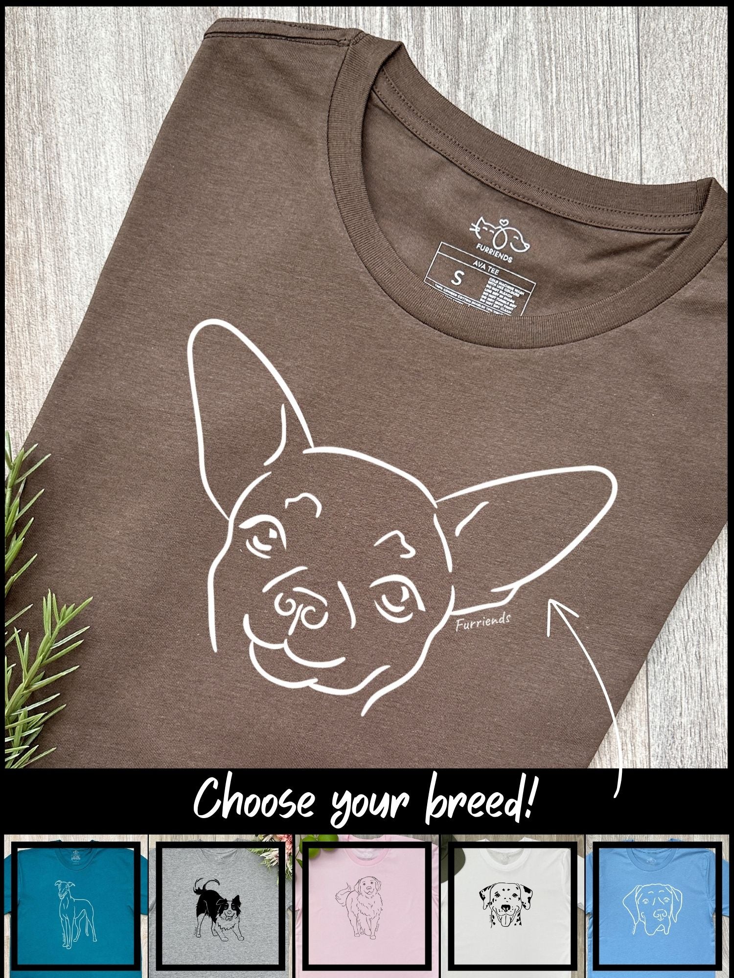 Customisable Dog Breed Ava Women's Regular Fit Tee