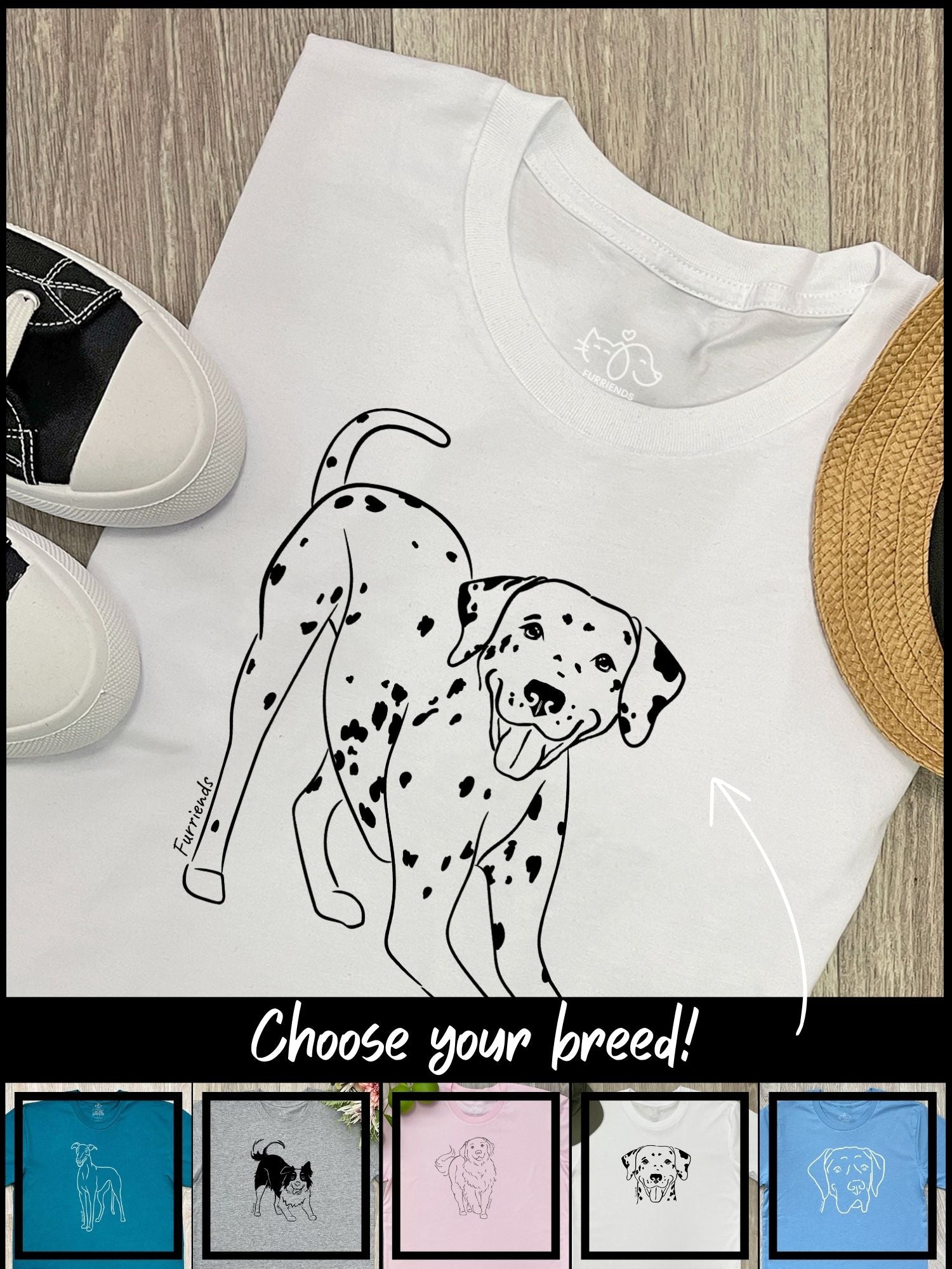 Customisable Dog Breed Ava Women's Regular Fit Tee