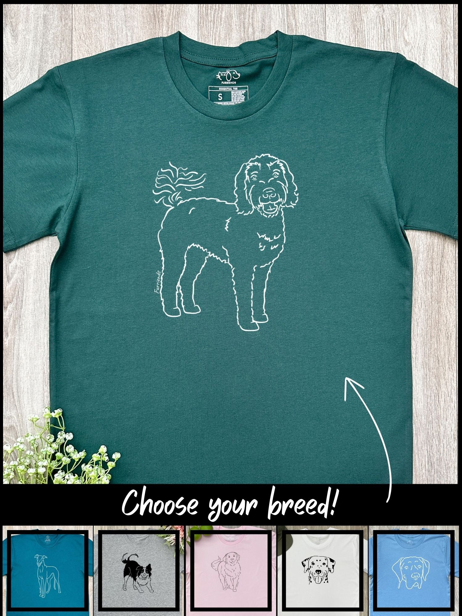 Customisable Dog Breed Essential Unisex Tee