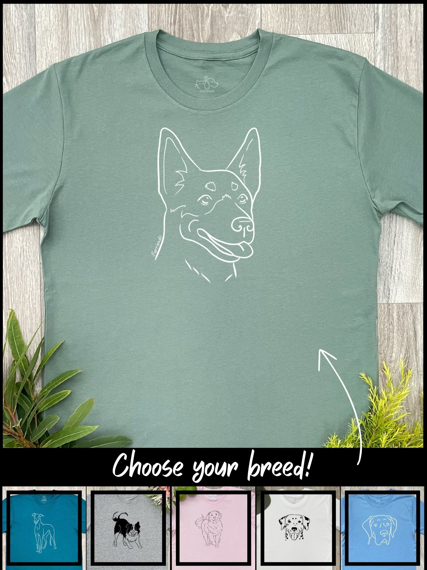 Customisable Dog Breed Essential Unisex Tee