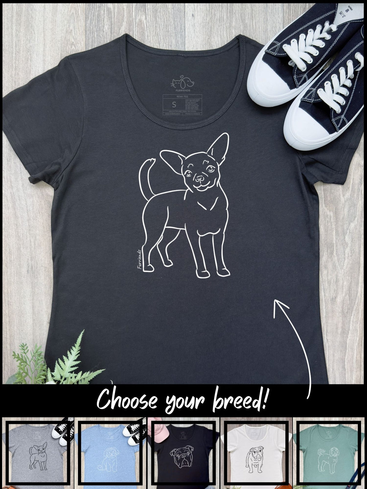 Dog Breed Remi Women&#39;s Tee (Customisable)