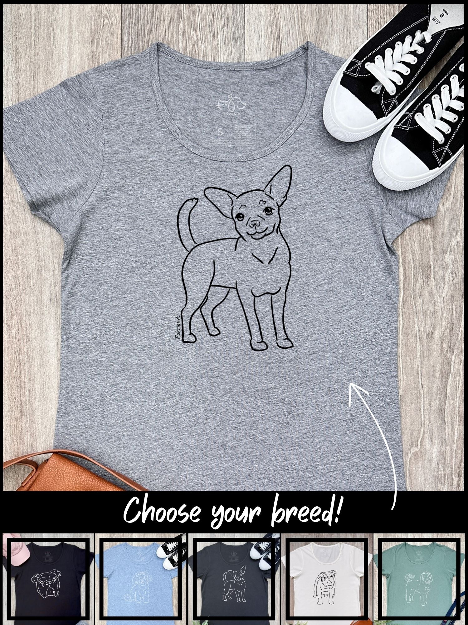 Customisable Dog Breed Remi Women's Tee