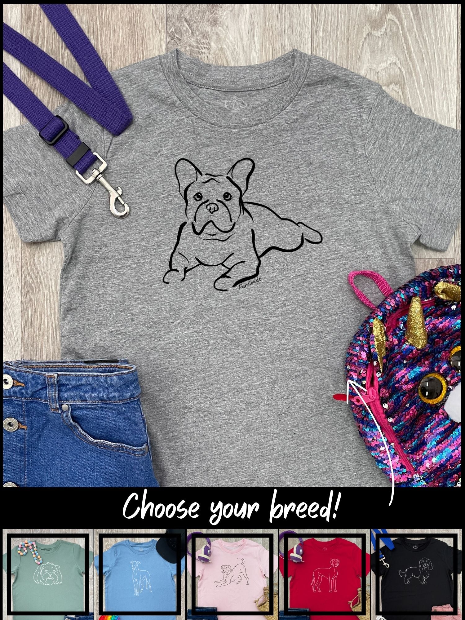 Dog Breed Youth Tee (Customisable)