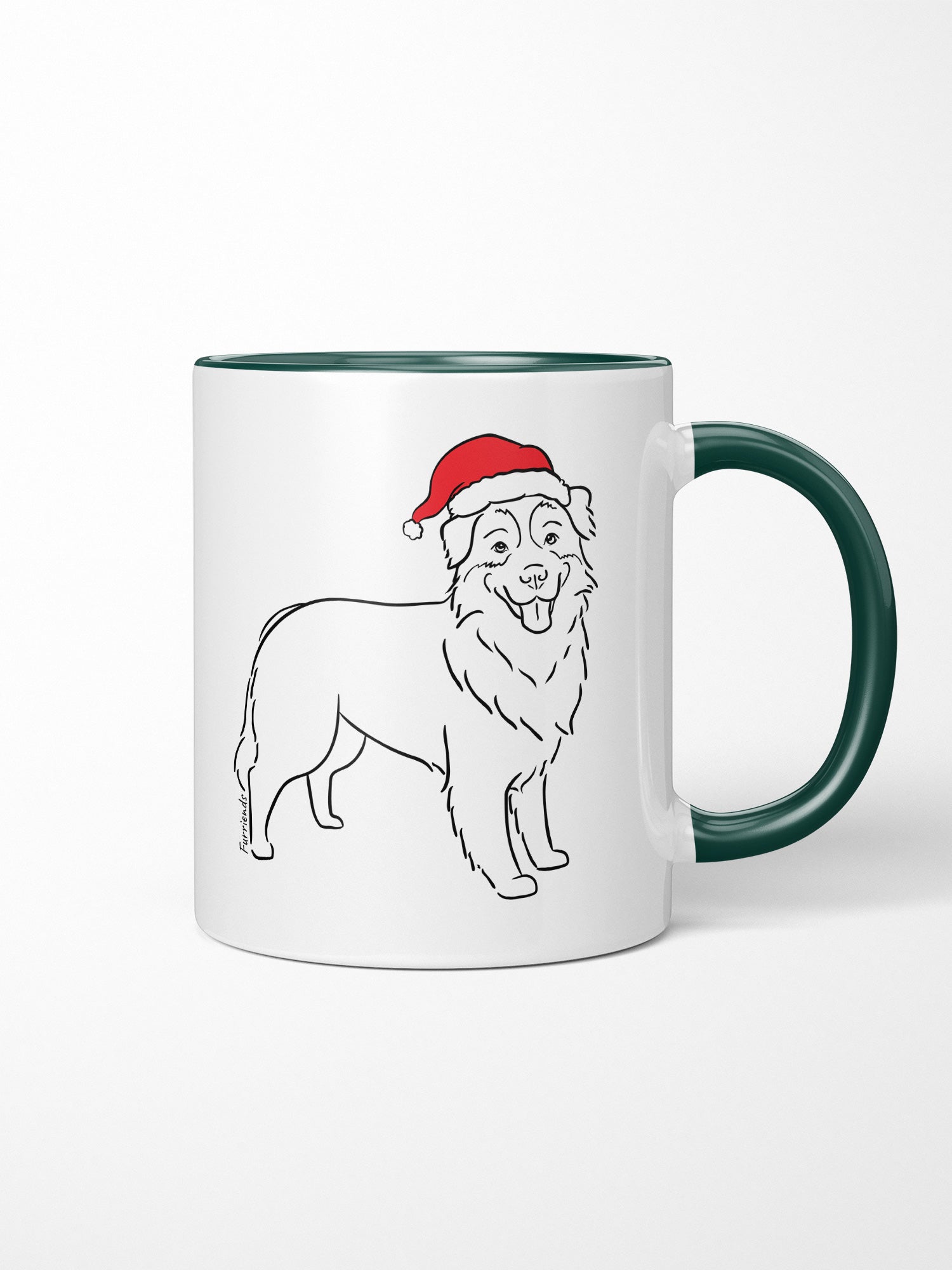 Australian Shepherd Christmas Edition Ceramic Mug