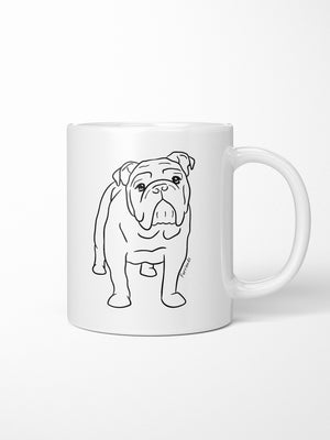 British Bulldog Ceramic Mug