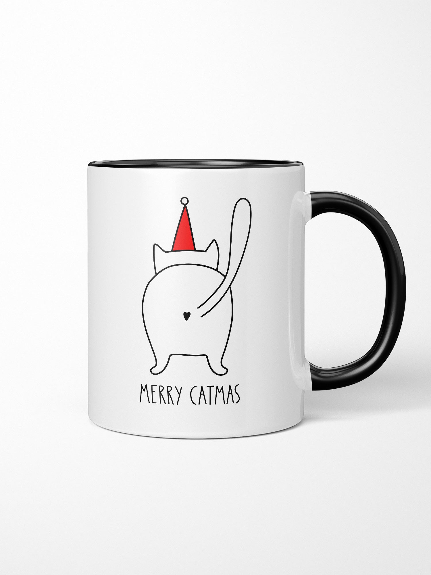 Catmas Greetings Ceramic Mug