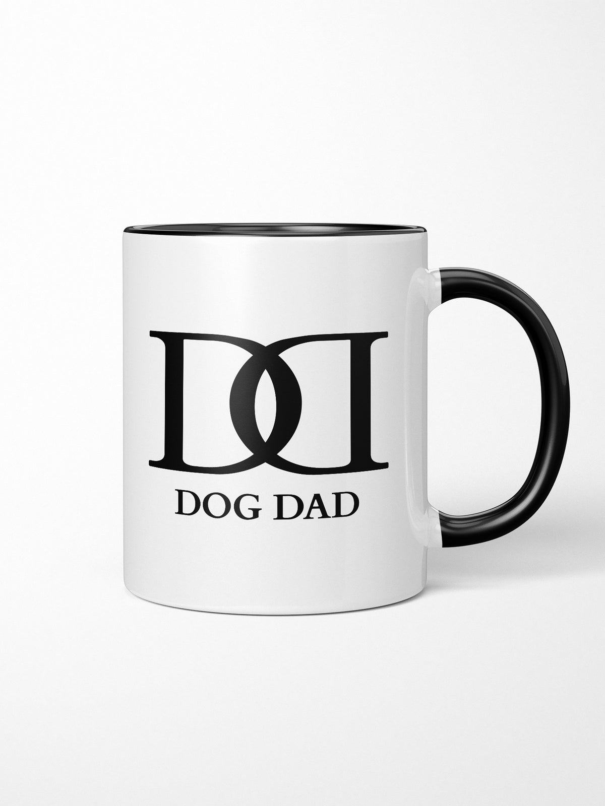 Dog Dad Monogram Ceramic Mug